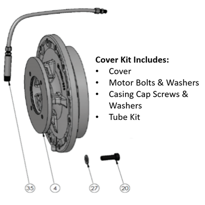 KIT COVER KV4007D/5007D H-J MOTOR